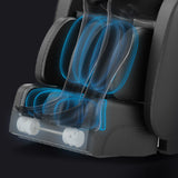 Black Massage Chair Zero Gravity Shiatsu Massage with Bluetooth Speaker