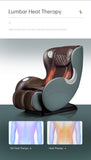 Beige Massage Chair SL Track Full Body and Recliner, Shiatsu Recliner with Bluetooth Speaker