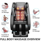 Massage Chair Bluetooth Connection and Speaker Recliner with Zero Gravity with Full Body Air Pressure