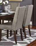 Contemporary Dark Brown 7pc Dining set