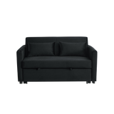 Convertible Sofa Bed, 3-in-1 Versatile Velvet Double Sofa
