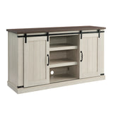 Classic Farmhouse Media TV Stand Entertainment Console