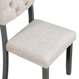 Grey 6-Piece Dining Table and Chair Set
