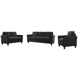 Polyester-blend 3 Pieces Sofa Set