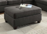Ottoman Ash Black Color