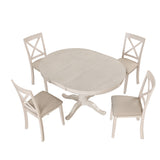 Modern Dining Table Set for 4,Round Table