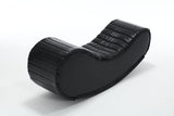 Rocking Leisure chair for back stretching - bench, Relax Yoga Chaise Leather Curved Sofa