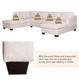 Modern Large  U-Shape Sectional Sofa