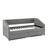 Twin Size Daybed with Two Drawer Trundle