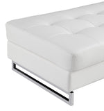 Genuine Leather Ottoman