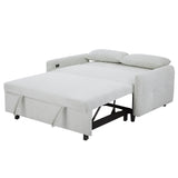 Pull-out Sofa Bed Convertible Couch 2 Seat Loveseat Sofa Modern Sleeper Sofa with USB Ports