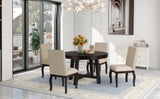 5-Piece Farmhouse Dining Table Set