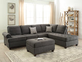Ottoman Ash Black Color