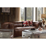 Brown Sofa in Top Grain Leather