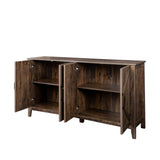 TV Cabinet with 4 Doors and 4 open shelves