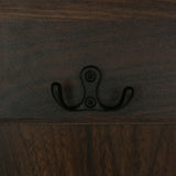 Hall Tree Cabinet with 3 Hooks, Coat Hanger, Entryway Bench, Storage Bench