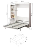 Modern Deisgn Full Size Vertical Murphy Bed