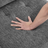 Grey U shape Modular Sectional Sofa