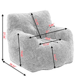 Soft Fabric Tufted Foam Bean Bag Chair