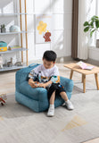 Kid's Bean Bag Chair Velvet Fabric Memory Sponge Stuffed