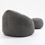 Bean Bag Sofa Chair With Footrest