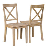 Modern Dining Table Set for 4, Round Table
