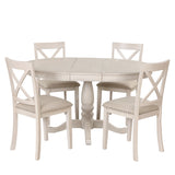 Modern Dining Table Set for 4,Round Table