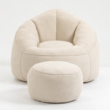 Bean Bag Sofa Chair With Footrest