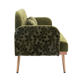 Green Velvet Sofa Loveseat