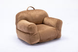 Kid's Bean Bag Chair Velvet Fabric Memory Sponge Stuffed