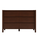 Queen 4 Piece Bedroom Set Mid Century Modern  Platform Bed with Two Nightstands and Dresser
