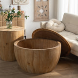 Cool Vintage Style Bucket Shaped Coffee Table