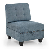 Navy Sectional Sofa