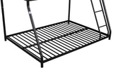 Metal Twin over Full Bunk Bed/ Heavy-duty Sturdy Metal