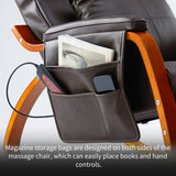 Comfortable Massaging Rocking Chair Brown