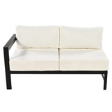 multi-person outdoor sofa set, suitable for gardens, backyards, and balconies.