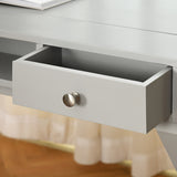 Lift Desk with 2 Drawer Storage, Computer Desk with Lift Table Top