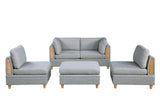 Grey Ottoman