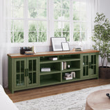 TV Stand Console for TVs up to 100 inches, No Assembly Requried