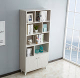 White Bookcase with 2 Doors