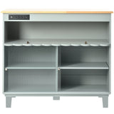 Kitchen Island with Drop Leaf