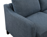 Queen Sleeper Sofa Bed, Modern Fabric Loveseat Futon Sofa Couch w/Pullout Bed,