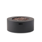 Patio Gas-burning Fire Pit Outdoor Iron Propane Fireplace