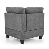 Grey U shape Modular Sectional Sofa