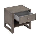 Queen 3-Piece Bedroom Set Platform Bed with Nightstand and Dresser
