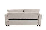 Sleeper Sofa Bed, Modern Fabric Loveseat Futon Sofa Couch w/Pullout Bed