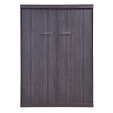 Full Size Murphy Bed with Wardrobe and Drawers