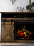 TV Stand Fireplace for TVs up to 80 inches, Minimal Assembly