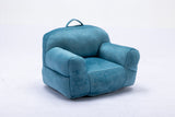 Kid's Bean Bag Chair Velvet Fabric Memory Sponge Stuffed