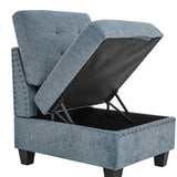 Navy Sectional Sofa